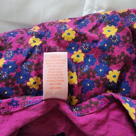 Penny Candy Girls' Floral Long-Sleeve Top - Size 4 - Picture 3 of 4